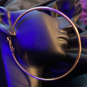 Large Gold Hoop Earrings